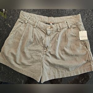 Free People Tan High Waist Shorts
